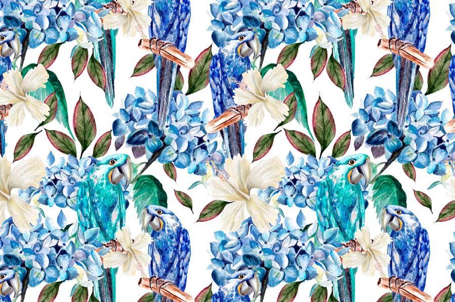 PNG素材-水彩热带动植物主题元素设计插画PNG素材 图片素材 sucaiwan.com