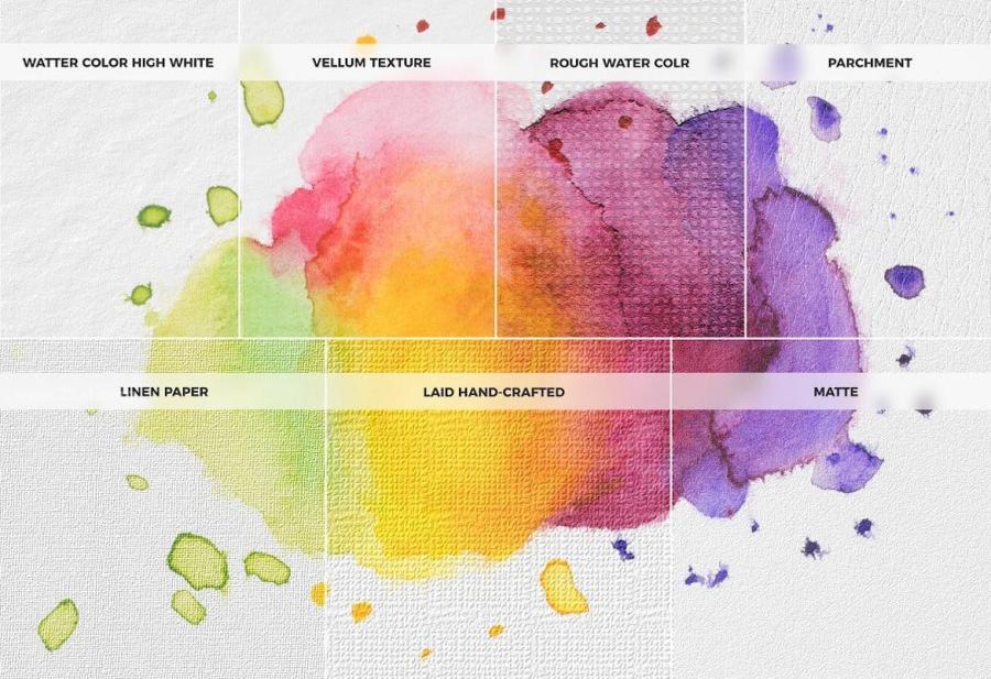背景素材-油画布帆布水彩纸张肌理纹理的背景素材 图片素材 sucaiwan.com