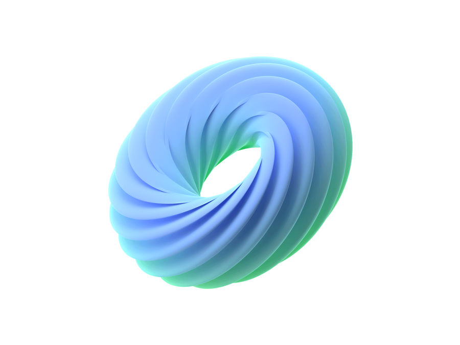 PNG素材-抽象3D立体几何形状PNG素材合集 图片素材 sucaiwan.com