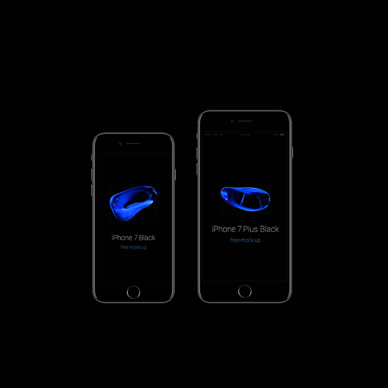 iPhone7 正面手机模型，PSD分层源文件 样机素材 sucaiwan.com