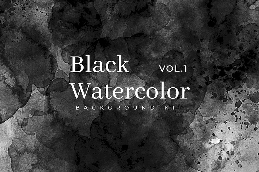 背景素材-黑色水墨晕染效果背景图片JPG素材 图片素材 sucaiwan.com