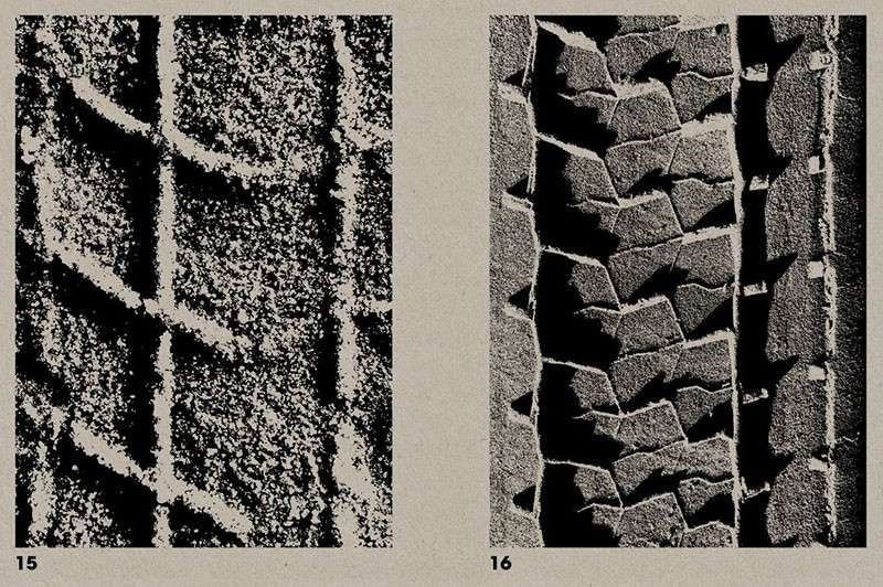 20张真实轮胎纹理图案，TIF PNG格式 图片素材 sucaiwan.com