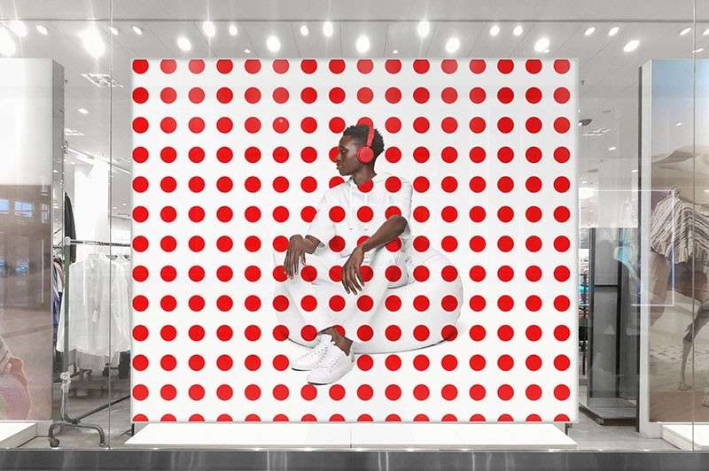 商场室内场景橱窗广告海报设计提案样机PSD 样机素材 sucaiwan.com