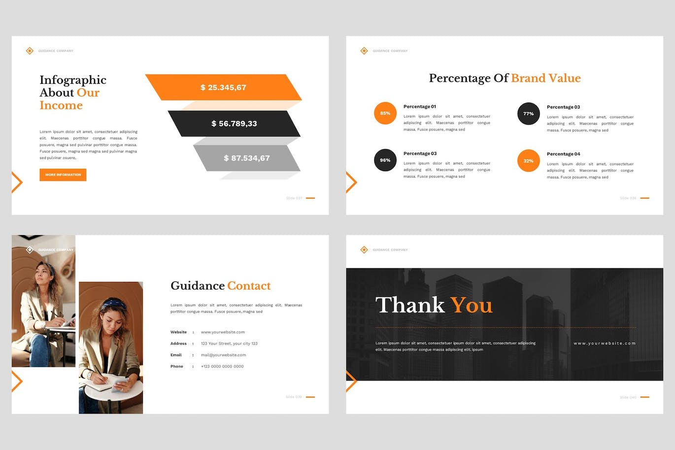 品牌手册企业业务Powerpoint模板 Guidance – Brand Manual Powerpoint Template 幻灯图表 第3张-素材湾丨精选海外优质设计素材资源 品牌手册企业业务Powerpoint模板 Guidance – Brand Manual Powerpoint Template 幻灯图表 sucaiwan.com