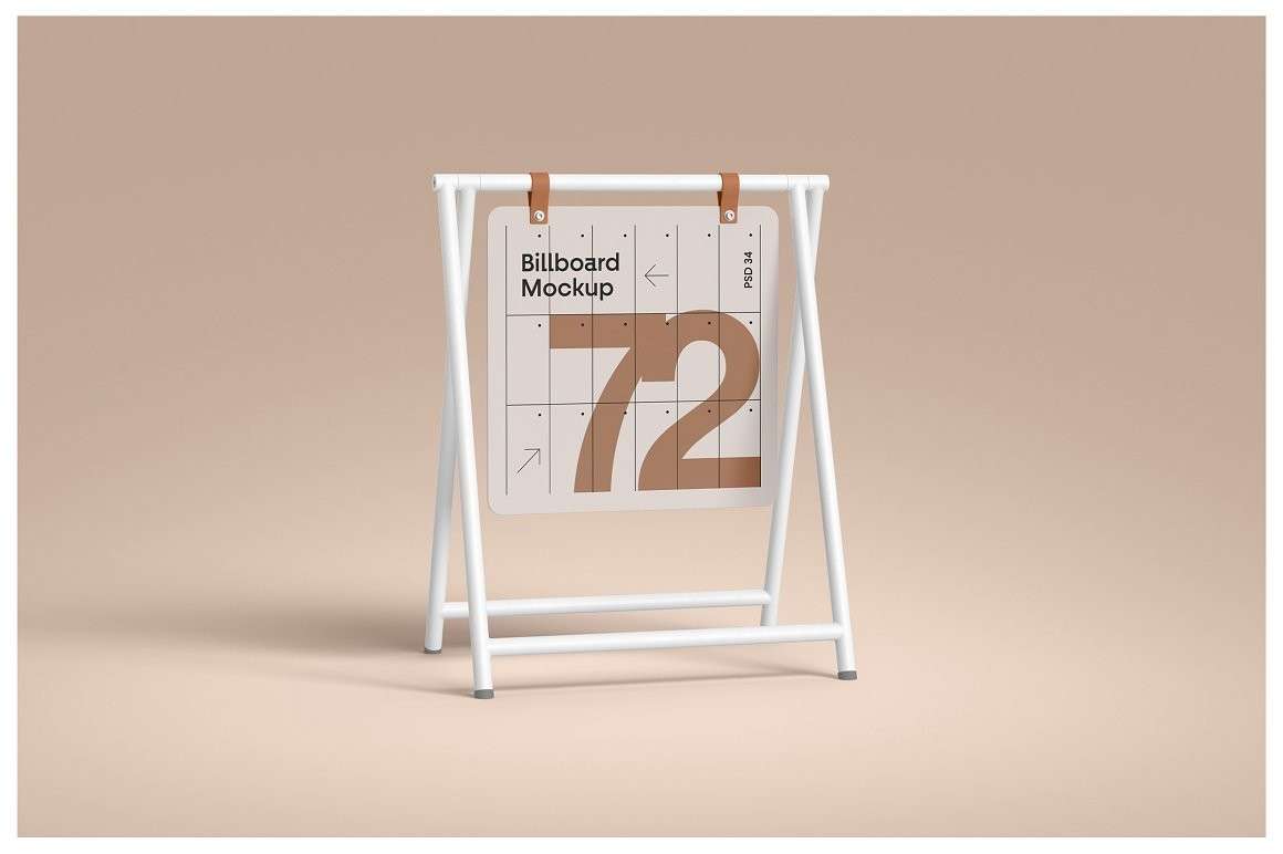 34种广告牌设计展示样机PSD模板 样机素材 sucaiwan.com