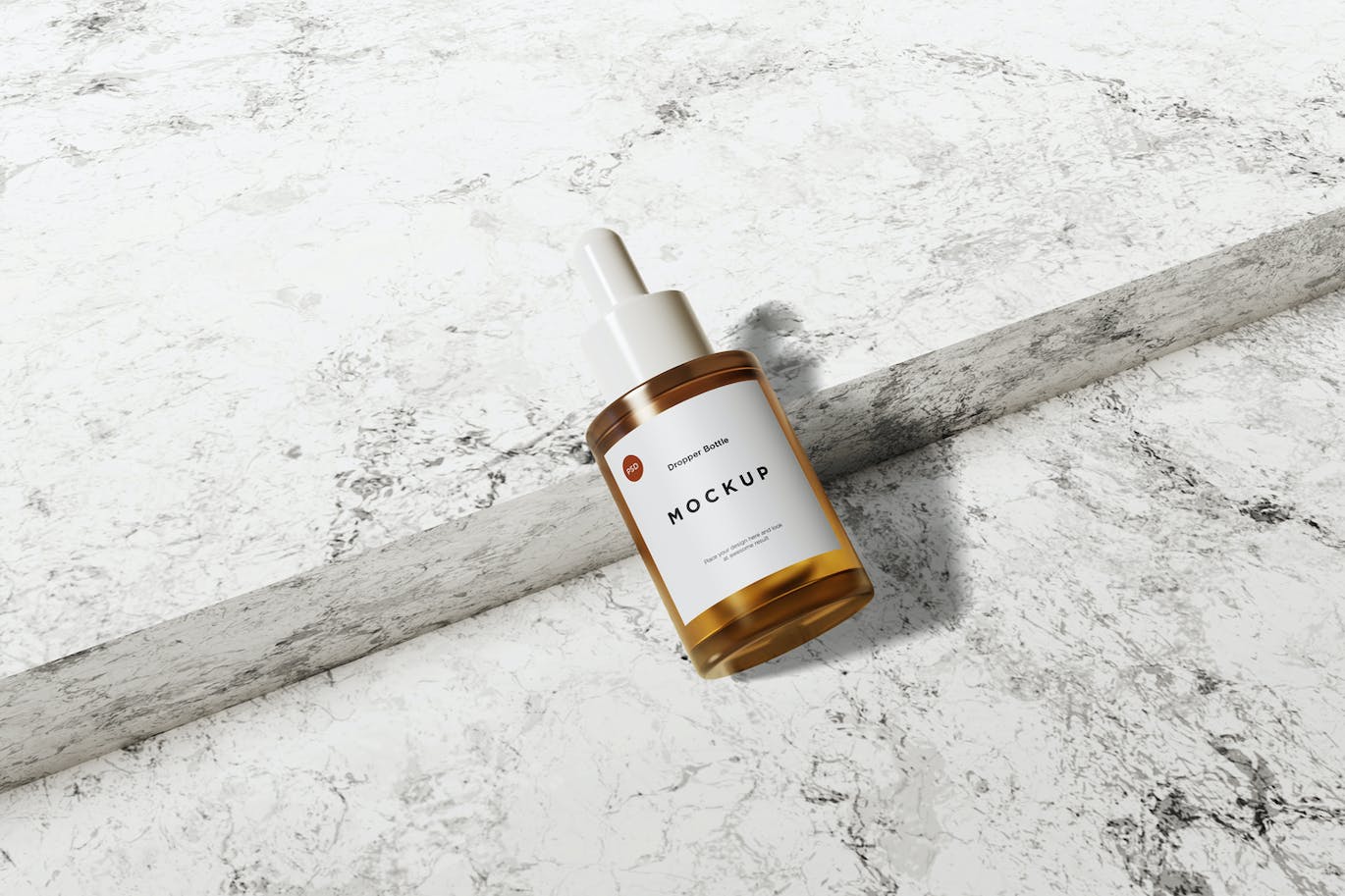 滴管瓶品牌包装设计样机 Dropper bottle mockup 样机素材 sucaiwan.com