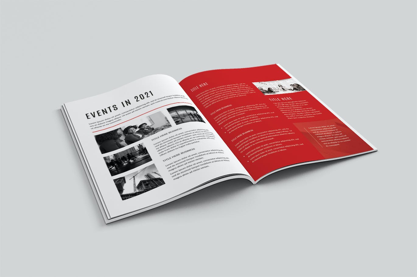 年度报告宣传册杂志模板 Annual Report 设计素材 sucaiwan.com