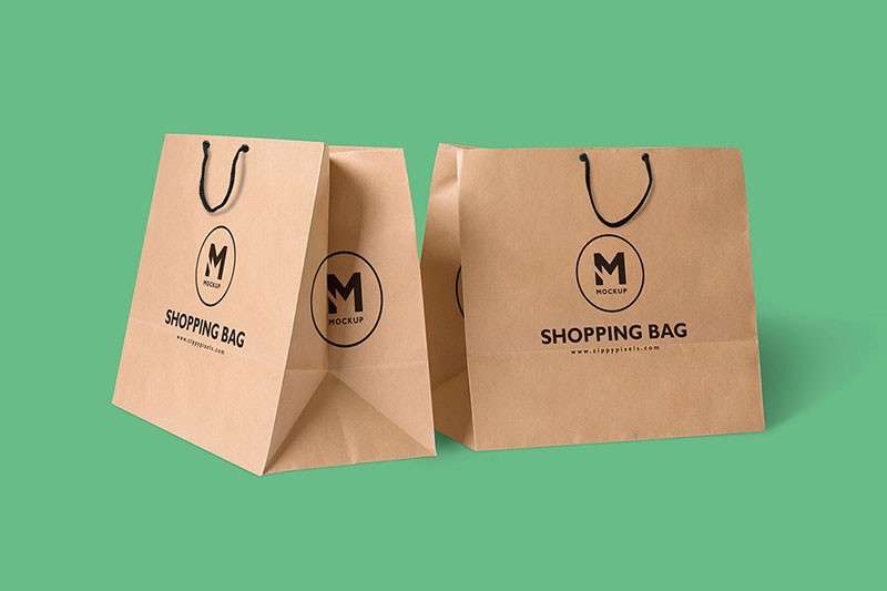 手提购物袋设计样机模板PSD 样机素材 sucaiwan.com