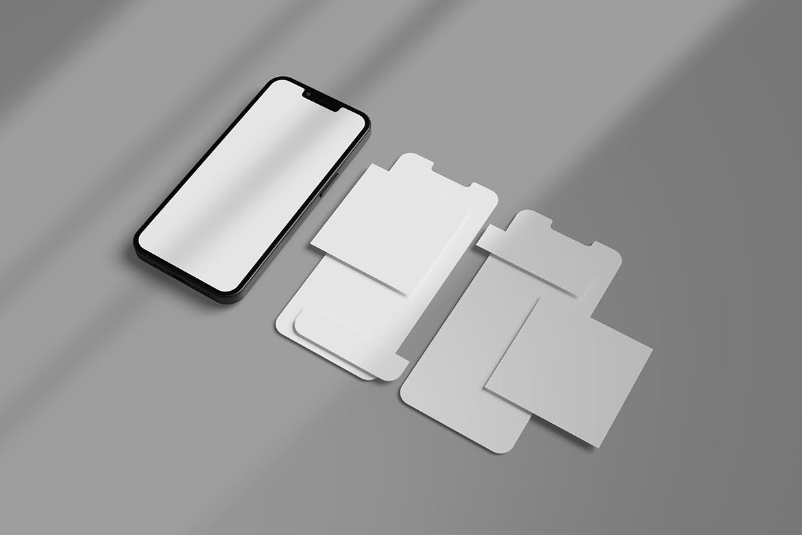 社交媒体帖子手机屏幕样机 XFA – Clean Social Media Mockup 样机素材 sucaiwan.com
