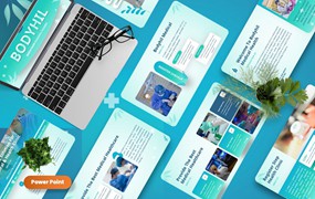医院医疗PPT幻灯片设计模板 Bodyhil – Medical Powerpoint Template