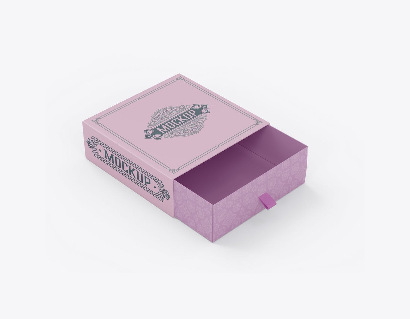 拖式纸盒包装设计样机 SlideBox Mockup 样机素材 sucaiwan.com