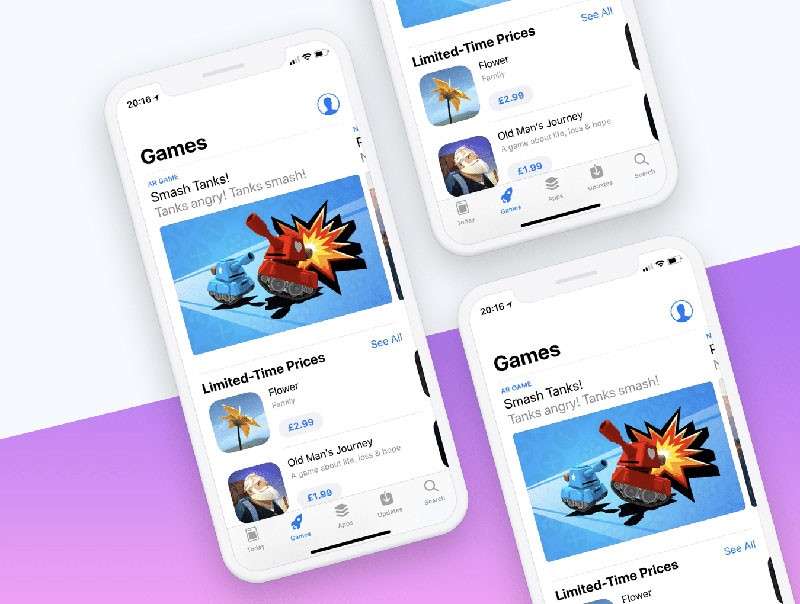 UI设计作品集排版样机PSD模板 样机素材 sucaiwan.com