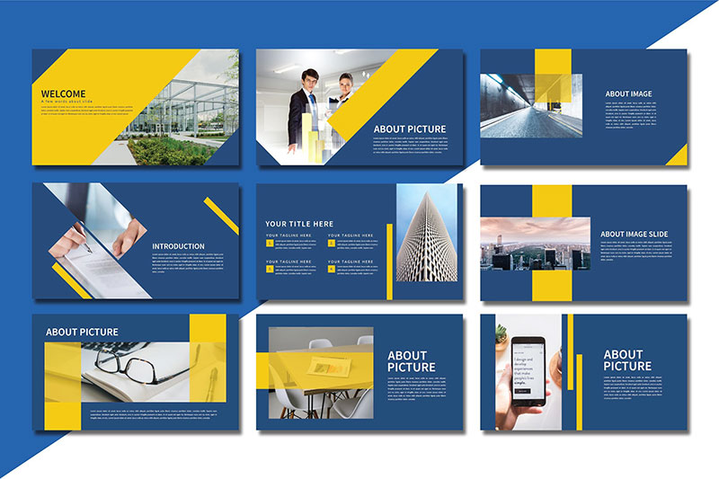 35种版式现代时尚风格 PPT模版 样机素材 sucaiwan.com