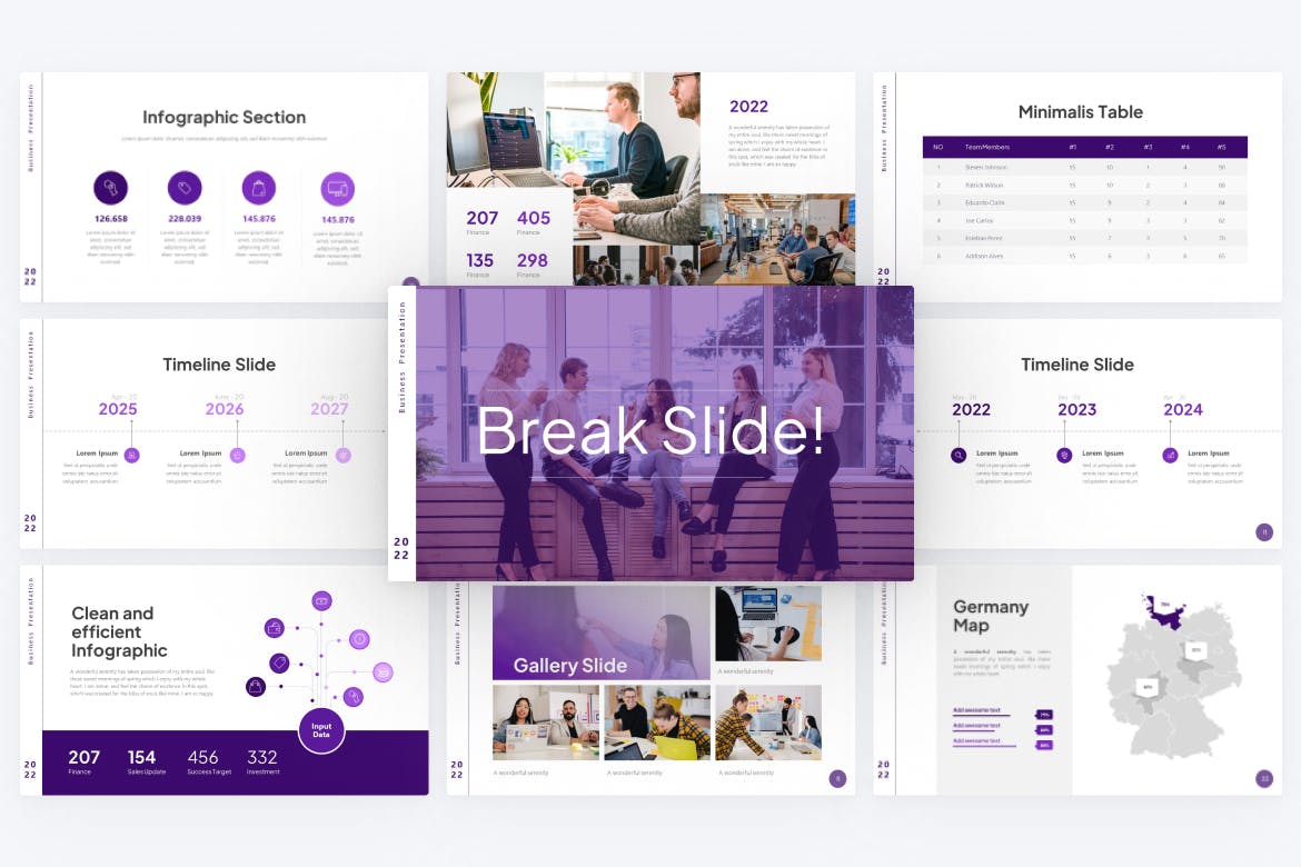极简商业企业团队介绍PPT素材 Commer Blue Minimalist Business PowerPoint 幻灯图表 第3张-素材湾丨精选海外优质设计素材资源 极简商业企业团队介绍PPT素材 Commer Blue Minimalist Business PowerPoint 幻灯图表 sucaiwan.com