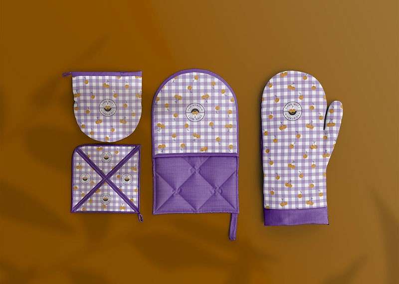 微波炉隔热手套样机PSD 样机素材 sucaiwan.com