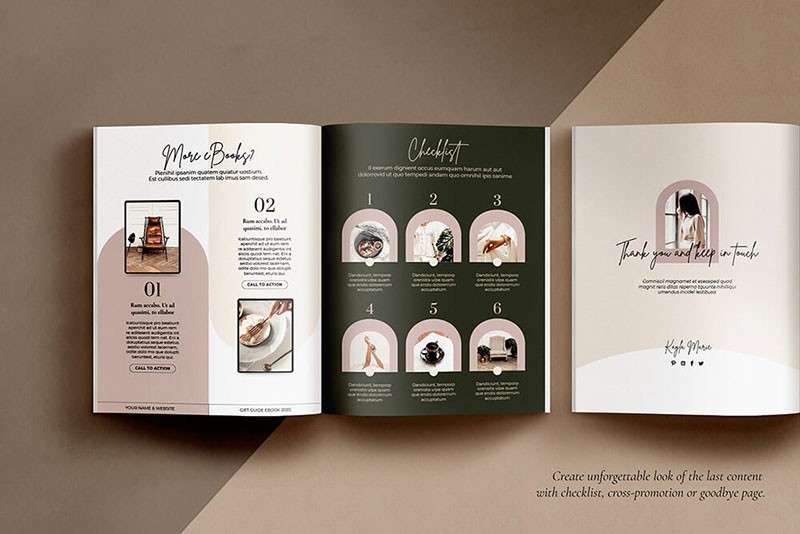 节日礼品画册设计模板InDesign CANVA源文件 样机素材 sucaiwan.com