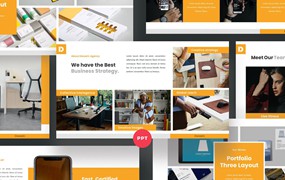 工作汇报PowerPoint演示模板 Business / Corporate PowerPoint Template