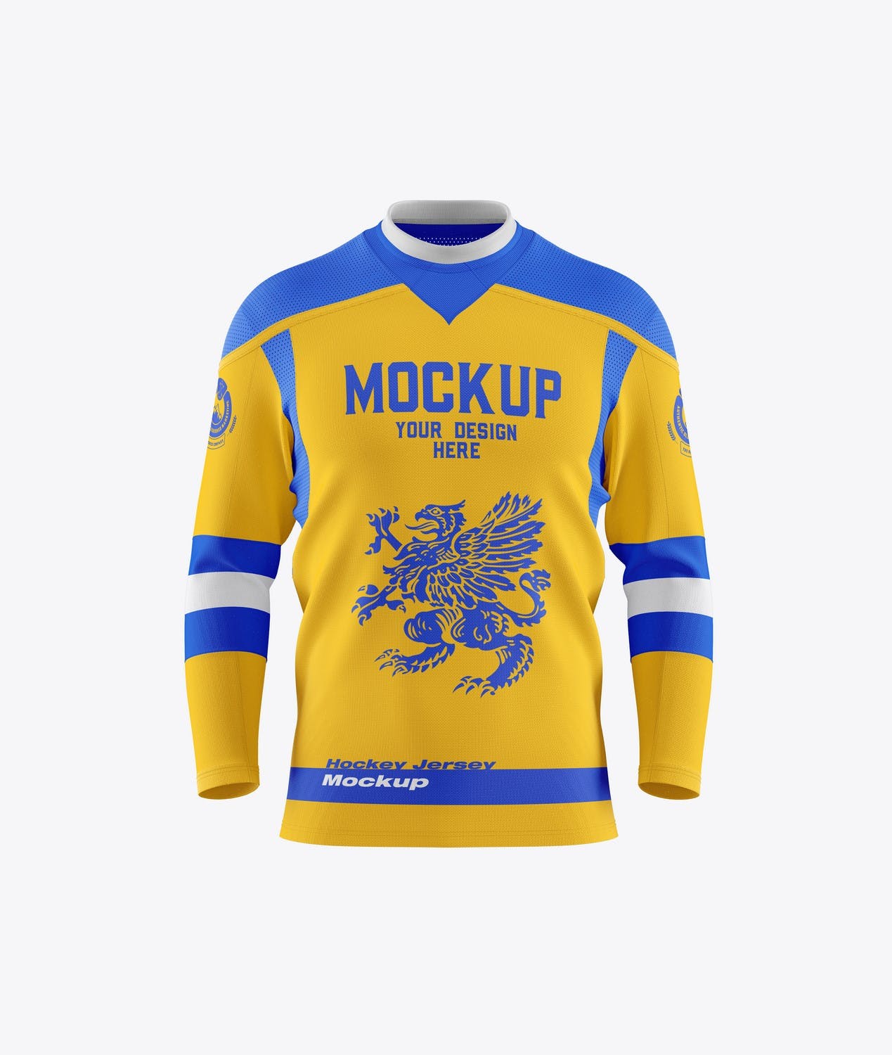 冬季运动服服装面料设计样机 Winter Sport Jersey Mockup 样机素材 sucaiwan.com