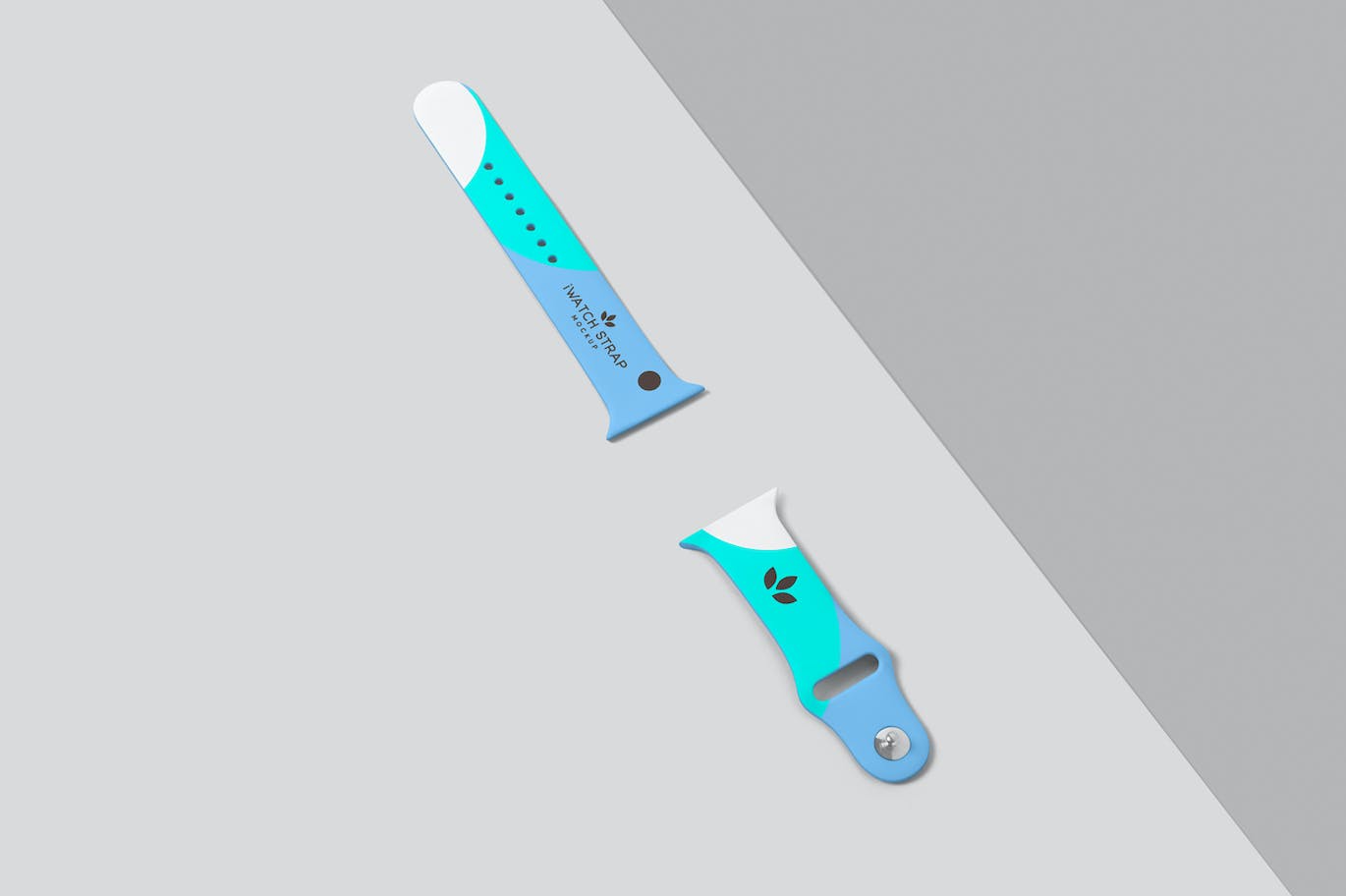 iWatch橡胶表带品牌设计样机 iWatch Rubber Strap Mockups 样机素材 sucaiwan.com