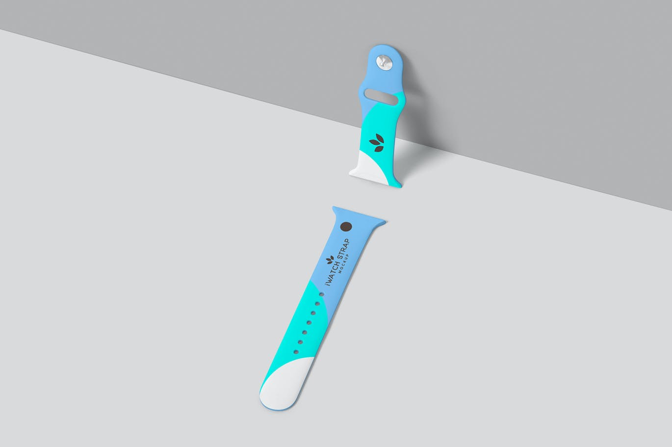 iWatch橡胶表带品牌设计样机 iWatch Rubber Strap Mockups 样机素材 sucaiwan.com