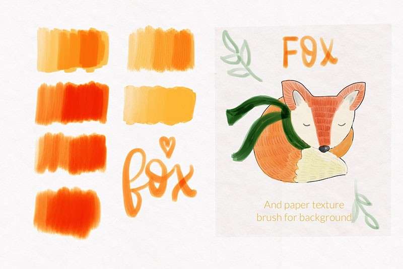 Procreate涂色书马克笔刷 笔刷资源 sucaiwan.com