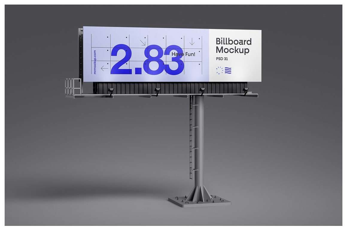 34种广告牌设计展示样机PSD模板 样机素材 sucaiwan.com