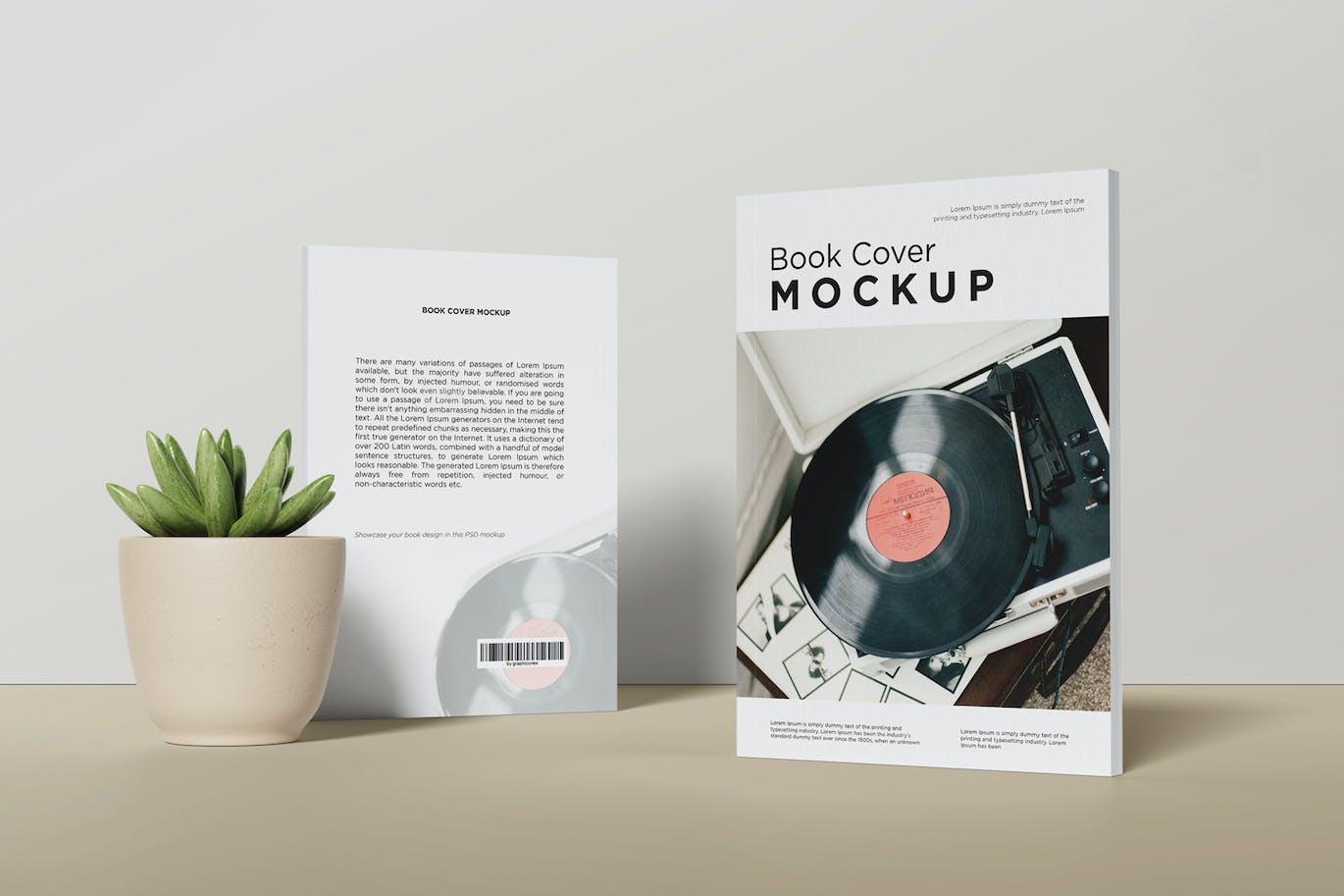 书籍封面设计样机 Book cover mockup 样机素材 sucaiwan.com