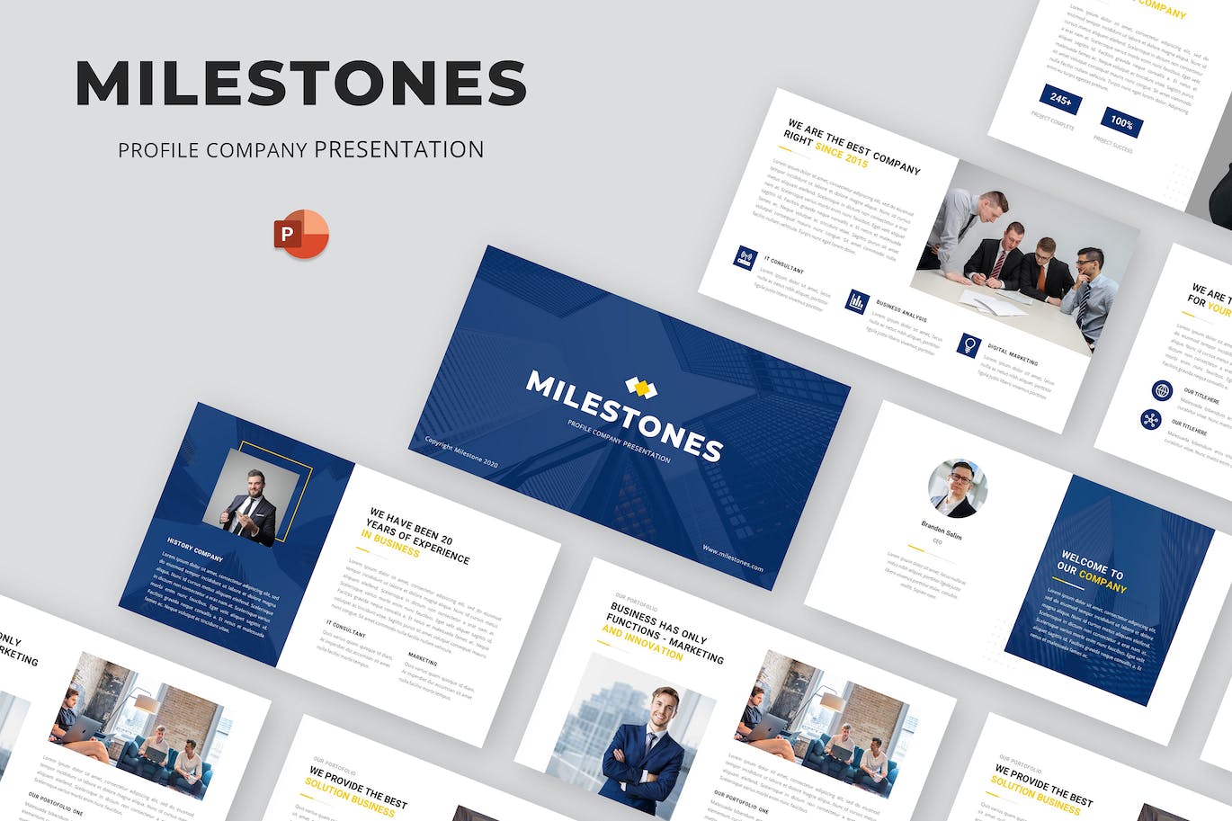 员工技能培训PPT演示幻灯片模板 Milestones – Business Multipurpose PowerPoint 幻灯图表 第1张-素材湾丨精选海外优质设计素材资源 员工技能培训PPT演示幻灯片模板 Milestones – Business Multipurpose PowerPoint 幻灯图表 sucaiwan.com