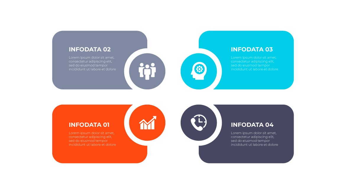 步骤流程信息图表元素集v2 Infographics Elements Set 02 幻灯图表 sucaiwan.com