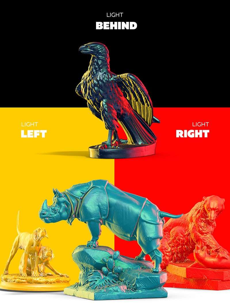 4K高清艺术雕塑模特样机模型，TIF可编辑格式 样机素材 sucaiwan.com