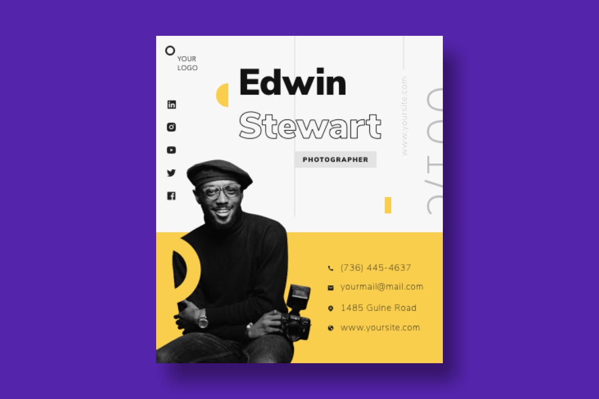 专业通用的电子邮件签名设计模板v1 Email SIgnature APP UI sucaiwan.com
