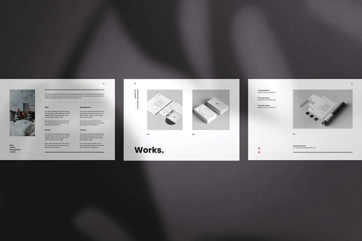 项目提案杂志版式设计模板 Proposal Landscape 设计素材 sucaiwan.com