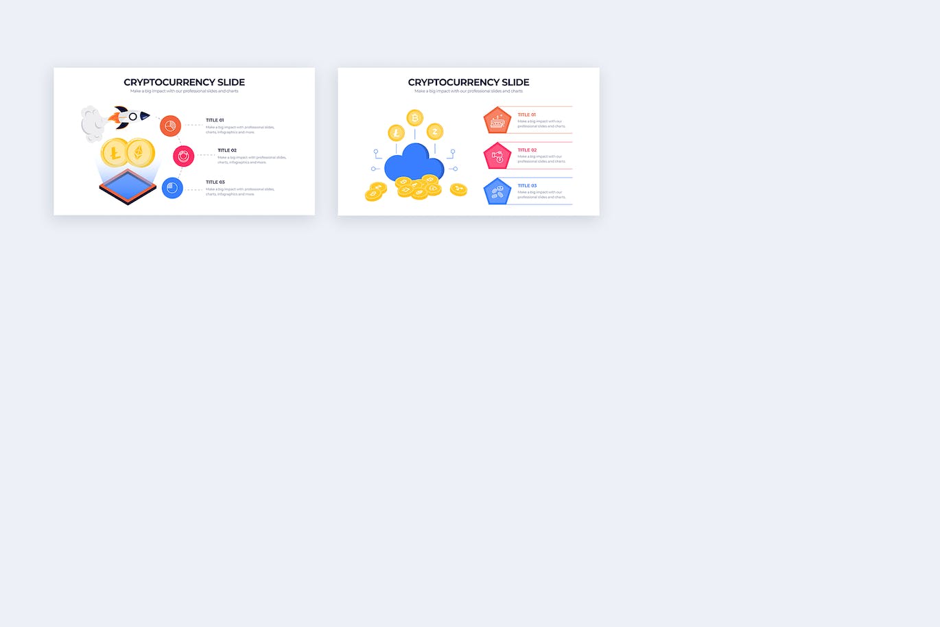加密货币信息图表矢量模板 Business Cryptocurrency Illustrator Infographics 幻灯图表 sucaiwan.com