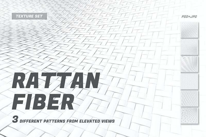 6个编织纹理背景图案，PSD JPG格式 图片素材 sucaiwan.com