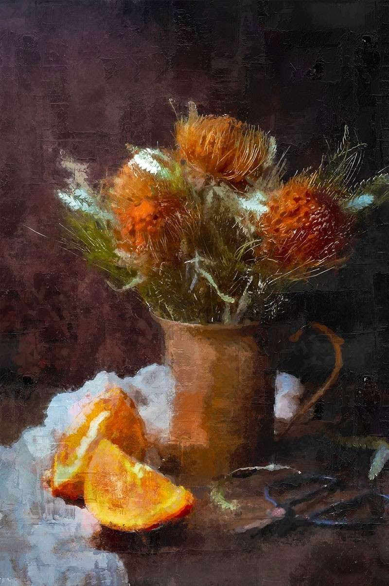 抽象派油画效果PS动作，附操作视频 插件预设 sucaiwan.com