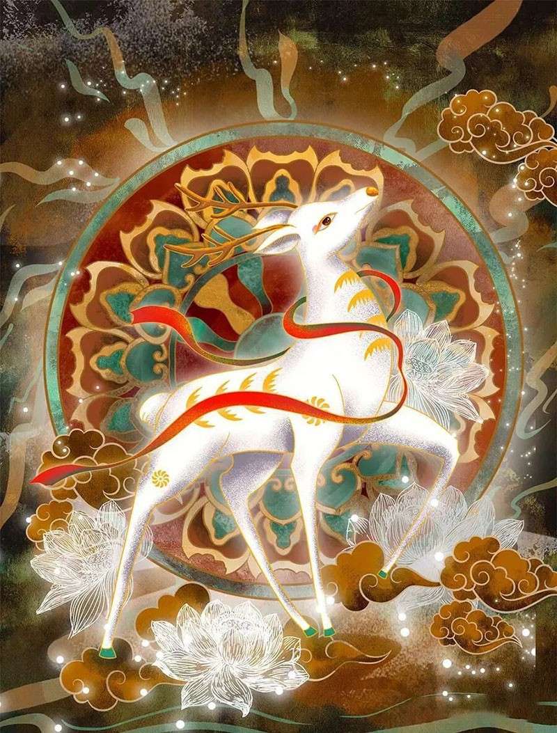 Photoshop岩彩插画笔刷套装 笔刷资源 sucaiwan.com