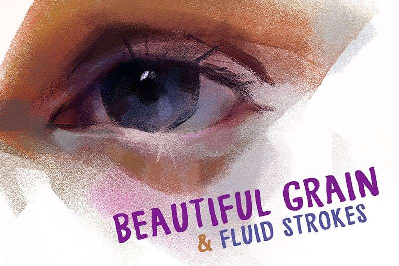 Procreate专业手绘色粉画笔刷 笔刷资源 sucaiwan.com