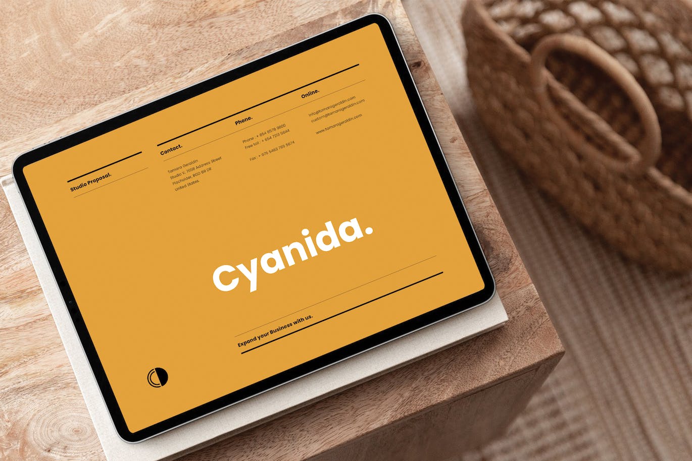 项目提案杂志版式设计模板 Proposal Landscape 设计素材 sucaiwan.com