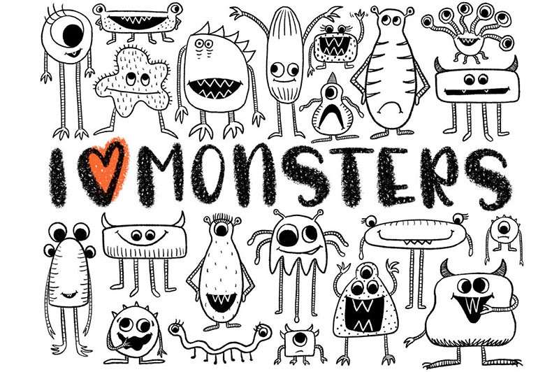 手写涂鸦混合Procreate笔刷 笔刷资源 sucaiwan.com