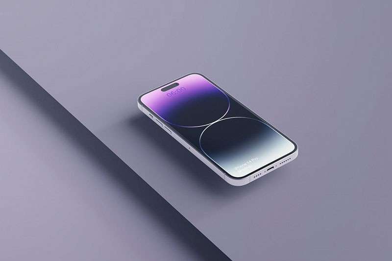 iPhone14 Pro Max苹果手机样机PSD 样机素材 sucaiwan.com