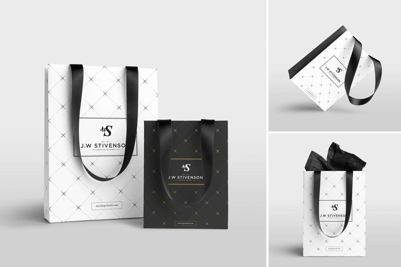 16套时尚服装品牌场景设计展示样机模板PSD 样机素材 sucaiwan.com