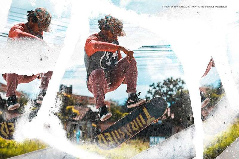 潮流涂鸦喷漆纹理图案笔刷PS和Procreate格式 笔刷资源 sucaiwan.com