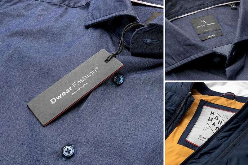 14套服装吊牌标签设计样机PSD模板 样机素材 sucaiwan.com