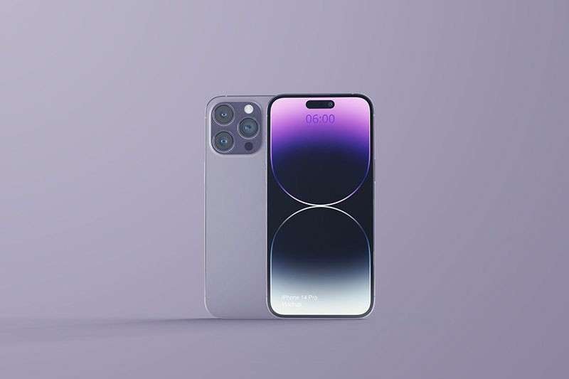 iPhone14 Pro Max苹果手机样机PSD 样机素材 sucaiwan.com