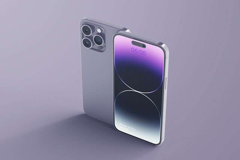 iPhone14 Pro Max苹果手机样机PSD 样机素材 sucaiwan.com
