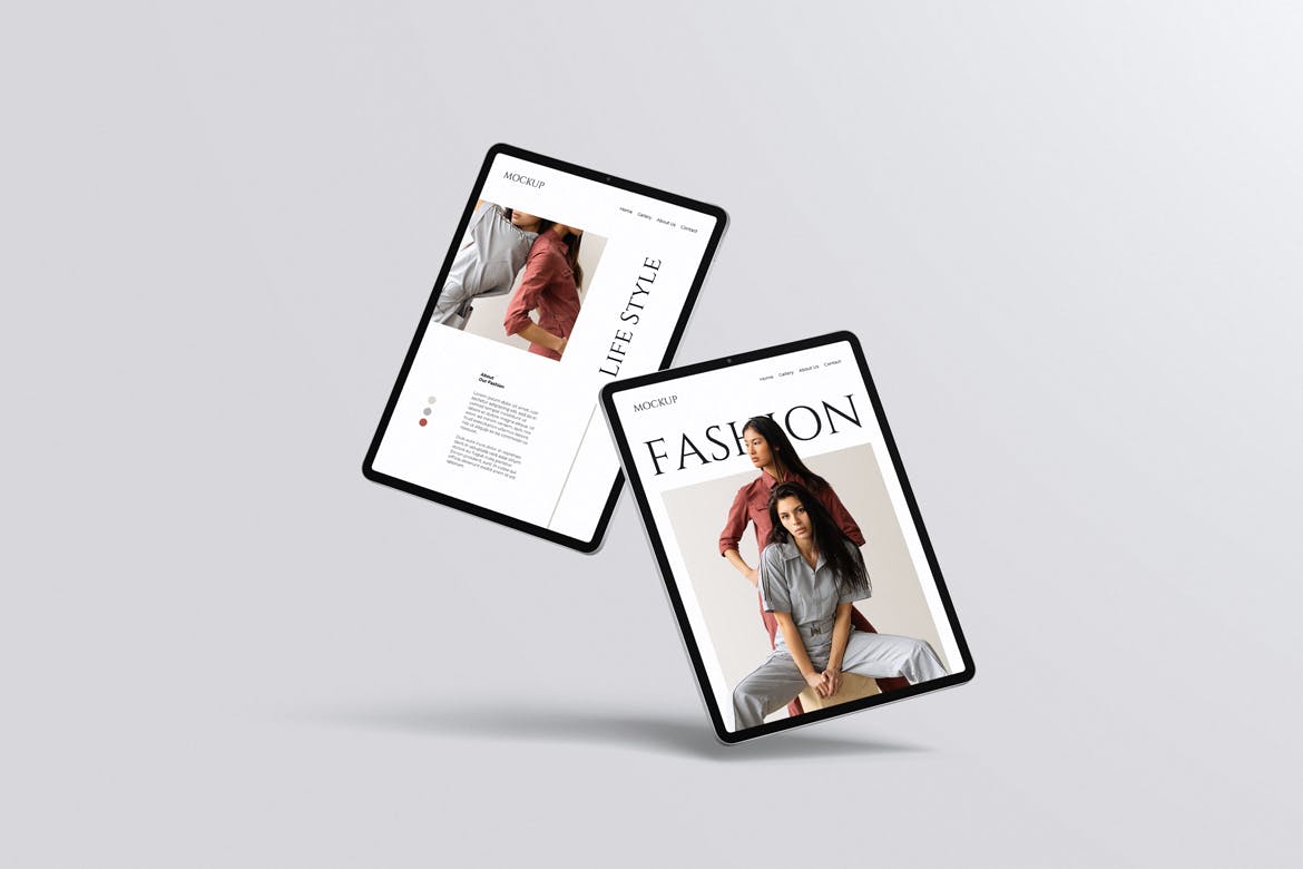 平板电脑ipad屏幕样机 Tablet Screen Mockup 样机素材 sucaiwan.com