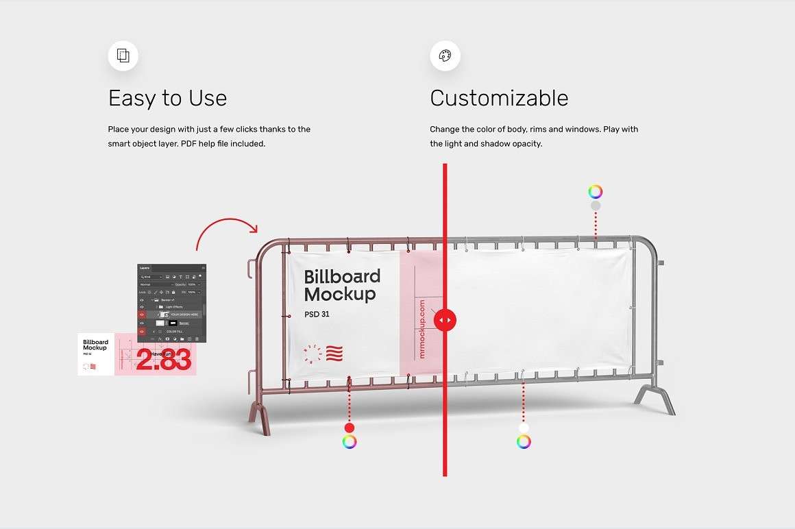 34种广告牌设计展示样机PSD模板 样机素材 sucaiwan.com
