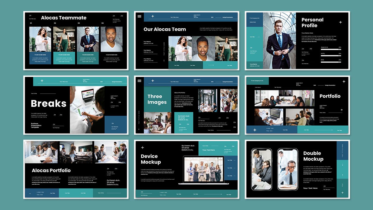 公司/企业宣传PPT幻灯片模板下载 Alocas – Business Presentation PowerPoint Template 幻灯图表 第4张-素材湾丨精选海外优质设计素材资源 公司/企业宣传PPT幻灯片模板下载 Alocas – Business Presentation PowerPoint Template 幻灯图表 sucaiwan.com
