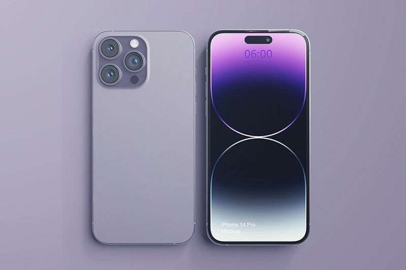iPhone14 Pro Max苹果手机样机PSD 样机素材 sucaiwan.com