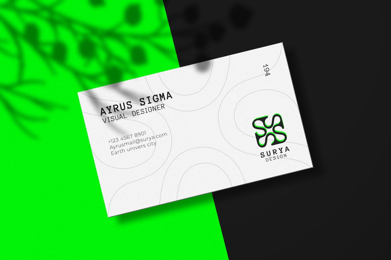 商业公司名片设计样机 Business Card Mockup 样机素材 sucaiwan.com